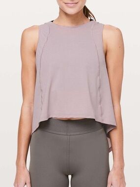 Lululemon To The Beat Tank x SoulCycle Heathered Silky Size 6